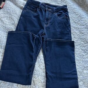 Levi's Navy Flare Women's Jeans